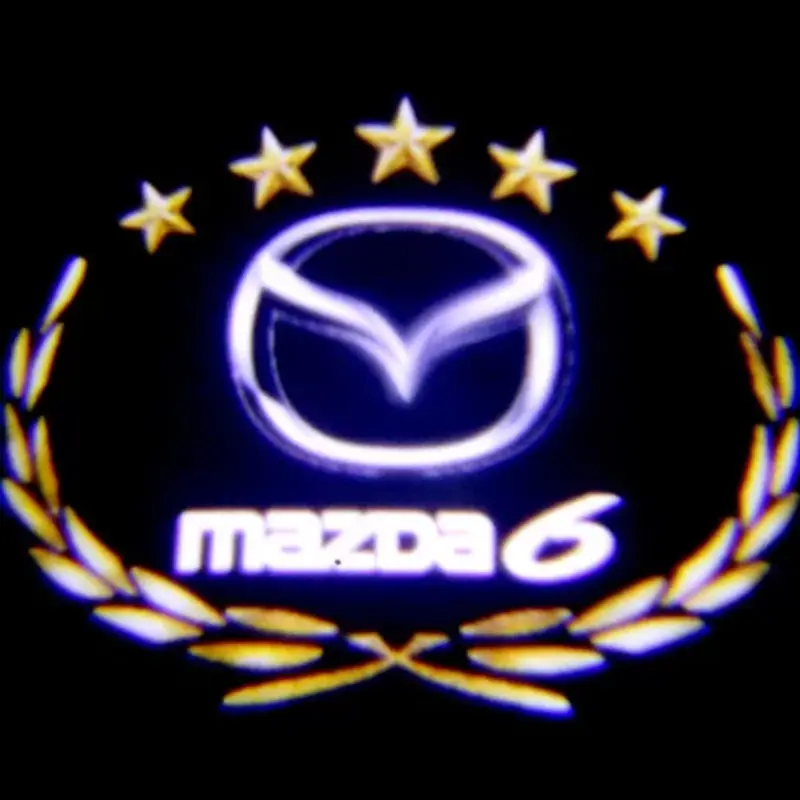 Темно-серый Автомобиль Добро пожаловать светильник для MAZDA 6 2 шт./компл - Цвет: Темно-серый