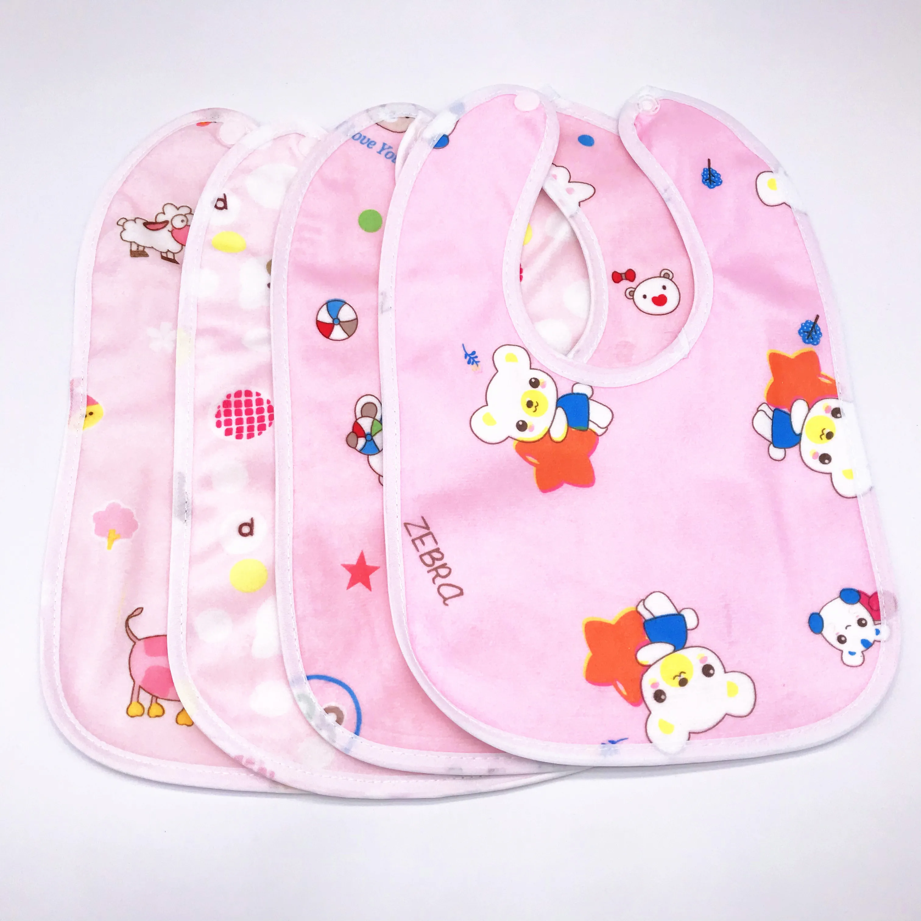 5 шт. Baby100 % хлопок высокое качество Babadores Burp слюнявчик полотенце мультфильм