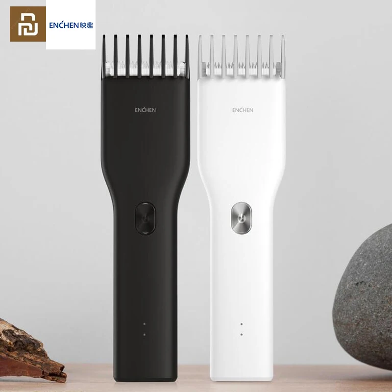 in Stock Youpin Enchen Boost USB Electric Hair Clipper Two Speed Ceramic Cutter Hair Fast Charging Hair Trimmer Children
