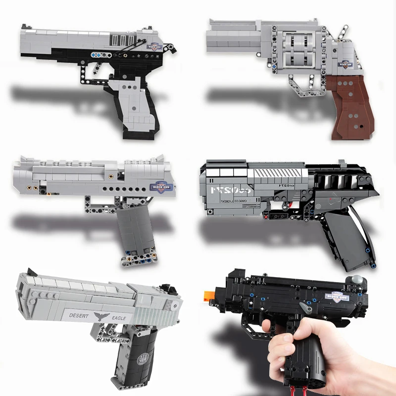 Военный Пистолет Desert Eagle восстановитель M23 Mini Uzi строительные блоки модель оружия
