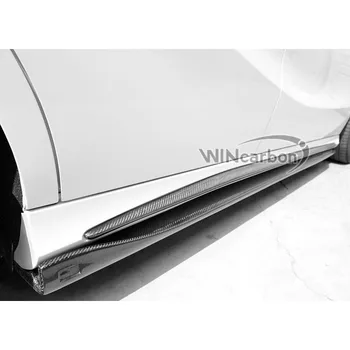

Real Carbon Fiber Side Skirts 1pair For Mercedes Benz W117 CLA250 Amg Pakage CLA45 2014UP