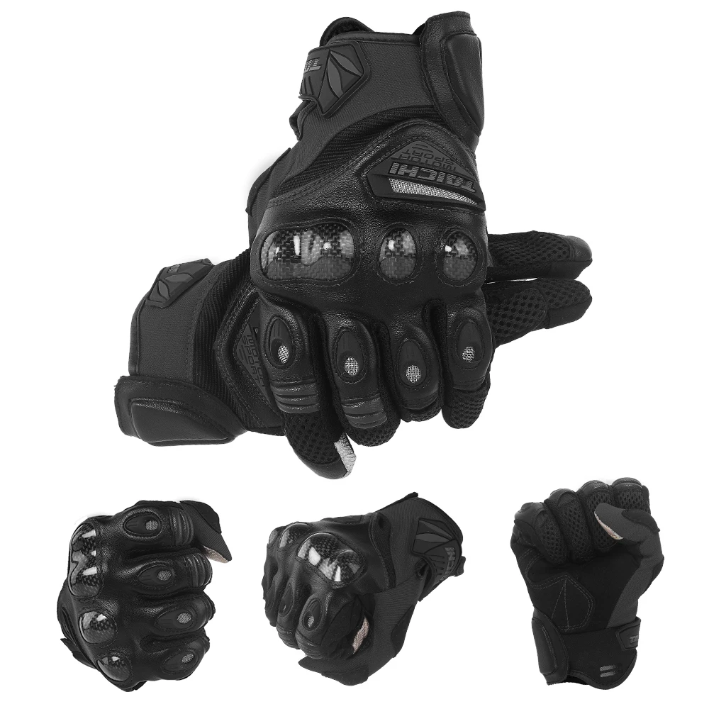 Breathable Motorcycle Gloves Touch Screen Luva Motoqueiro Guantes Protective Gear Tool Short Non-skid Motocross Racing Glove