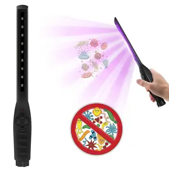 

2020 Rechargeable Ultraviolet Ozone Lamp LED Portable Handheld Non-toxic Germicidal Sterilizer Light For Mask Tableware Keyboard