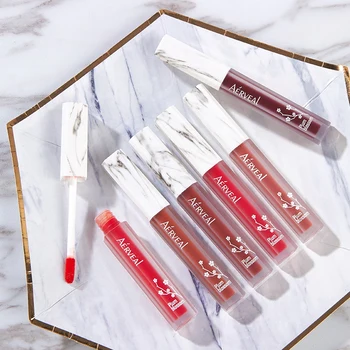 

Marble Mirror Lip Glaze Moisturizing Long Lasting Lip Glaze Lip Gloss Women Lip Makeup