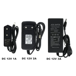 Alimentation pour caméra de vidéosurveillance 12V, 1a, 2a, 3a, 5a, 10a, AC 100 240V à DC 12V, adaptateur électrique pour système de sécurité, prise AU, EU, US, UK 