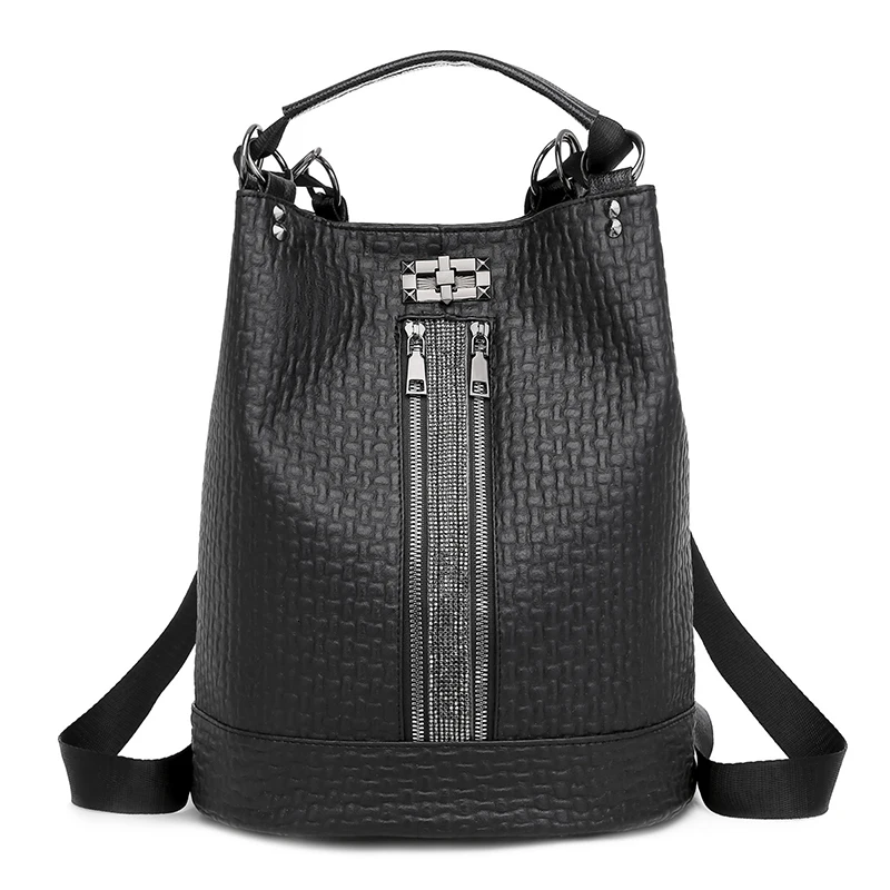 Модные Для женщин рюкзак Mochila Feminina Повседневное Многофункциональный Для женщин кожаный рюкзак женская сумка на плечо сумка рюкзак для путешествий