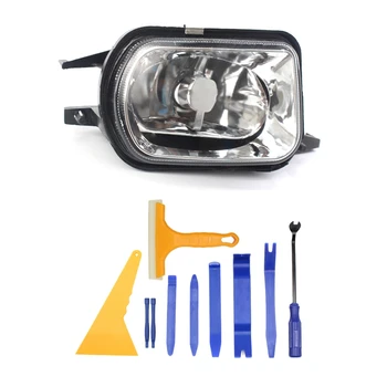 

1pcs Anti-Fog Lamp Upgrade Transparent Fog Light Kit Left 2001-2007 Mercedes C-Class & 10Pcs Car Disassembly Tools DVD Stereo Re