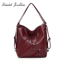Herald модная женская сумка на молнии через плечо вместительные сумки высокого качества Мягкая качественная кожаная сумка деловая сумка новое поступление