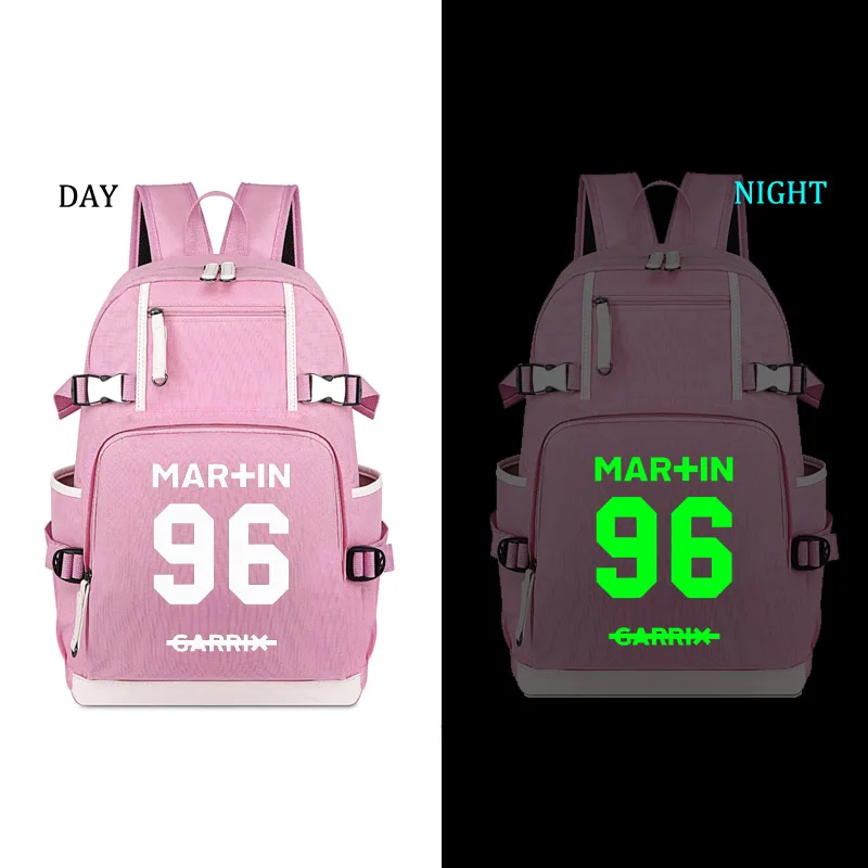 style7 pink Martin garrix noctilucous школьная сумка рюкзак DJ Студенческая Школьная Сумка Повседневный рюкзак для мужчин и женщин рюкзак для ноутбука рюкзак - Цвет: style7 pink