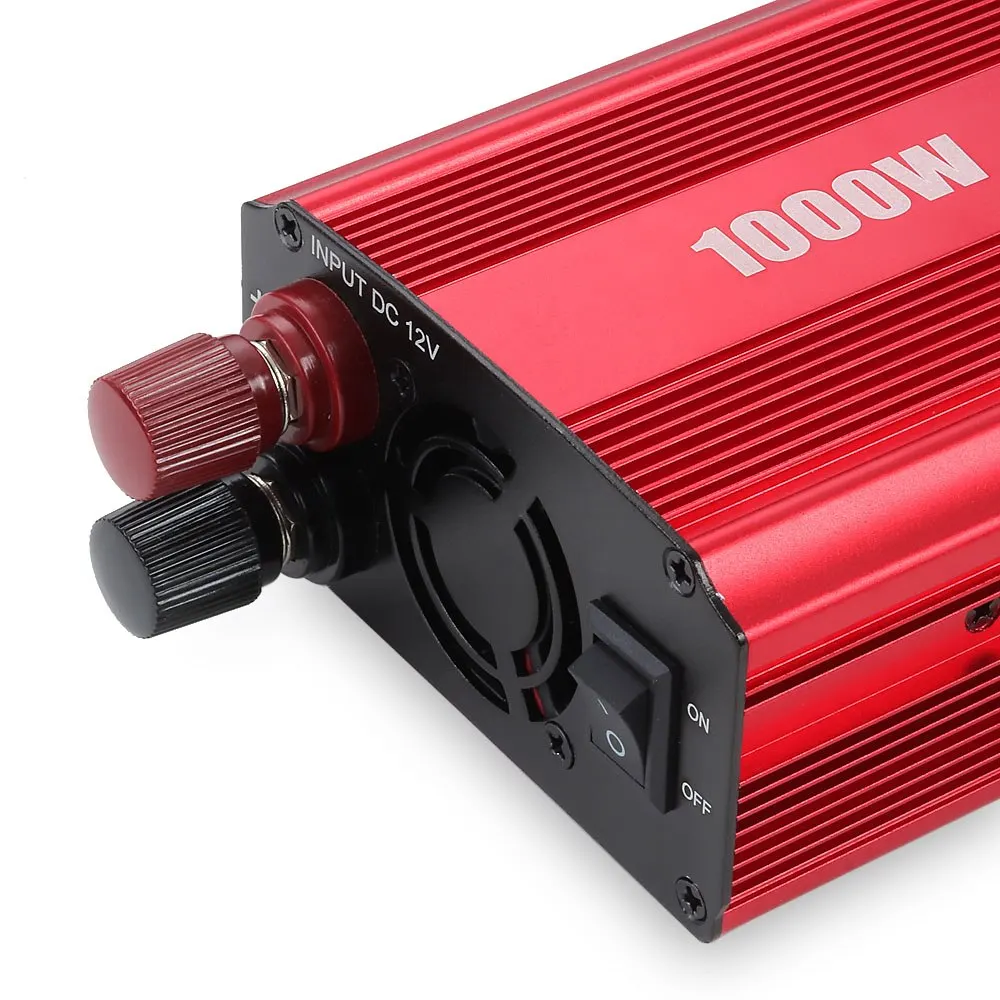 500 Вт-10000 Вт автомобильный инвертор питания USB DC12/24 В к AC110V/220 В синусоидальный преобразователь