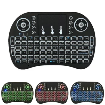 

Mini Backlit Wireless Keyboard 2.4GHz Air Mouse With Touchpad Multimedia Keys Keyset For PC Pad Android/Google TV Box PS3 EM88