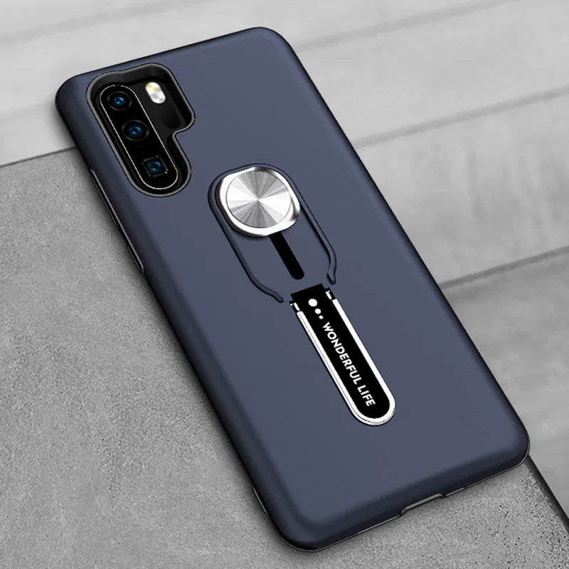 Blue Автомобильный Магнитный чехол-держатель для huawei P30 Pro Lite Honor 9Lite 8X Nova5 Mate20Lite Y5 Y6 Y7 Y9 Prime P Smart Z с функцией подставки - Цвет: Blue
