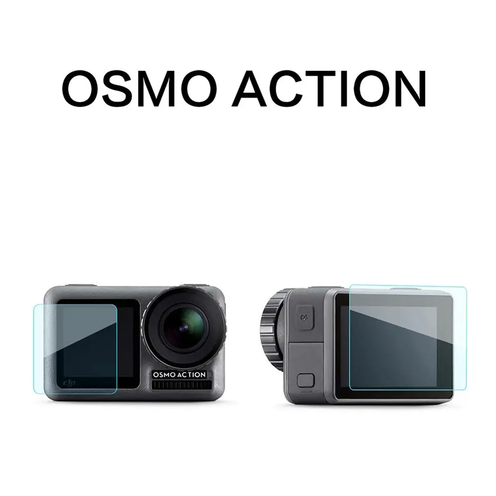 Для DJI OSMO экшн Спортивная камера HD Full Scree набор закаленных пленок 0,33 мм защита экрана анти царапины анти падение высокий алюминий