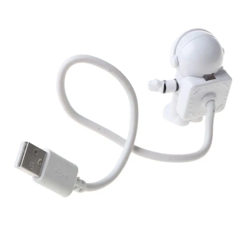Creative Spaceman Astronaut LED Flexible USB Light Night Light for Kids Toy Laptop PC Notebook 95AF