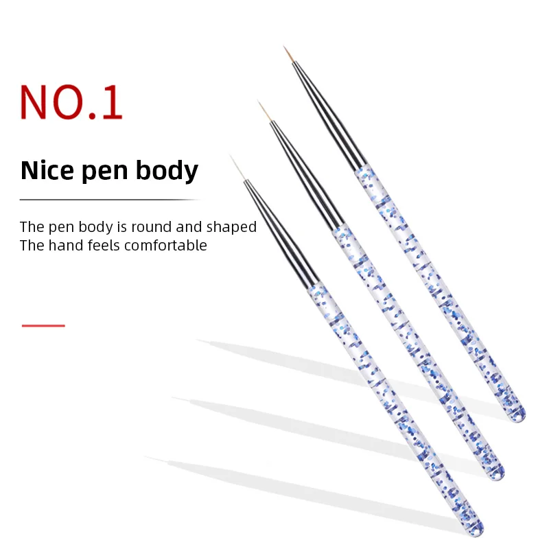 3pcs Nail Pull Pen Crystal Sequins Nail Carving Pen Nail Art Tool Manicure Accessories Nail Art& Tools Hot Sale