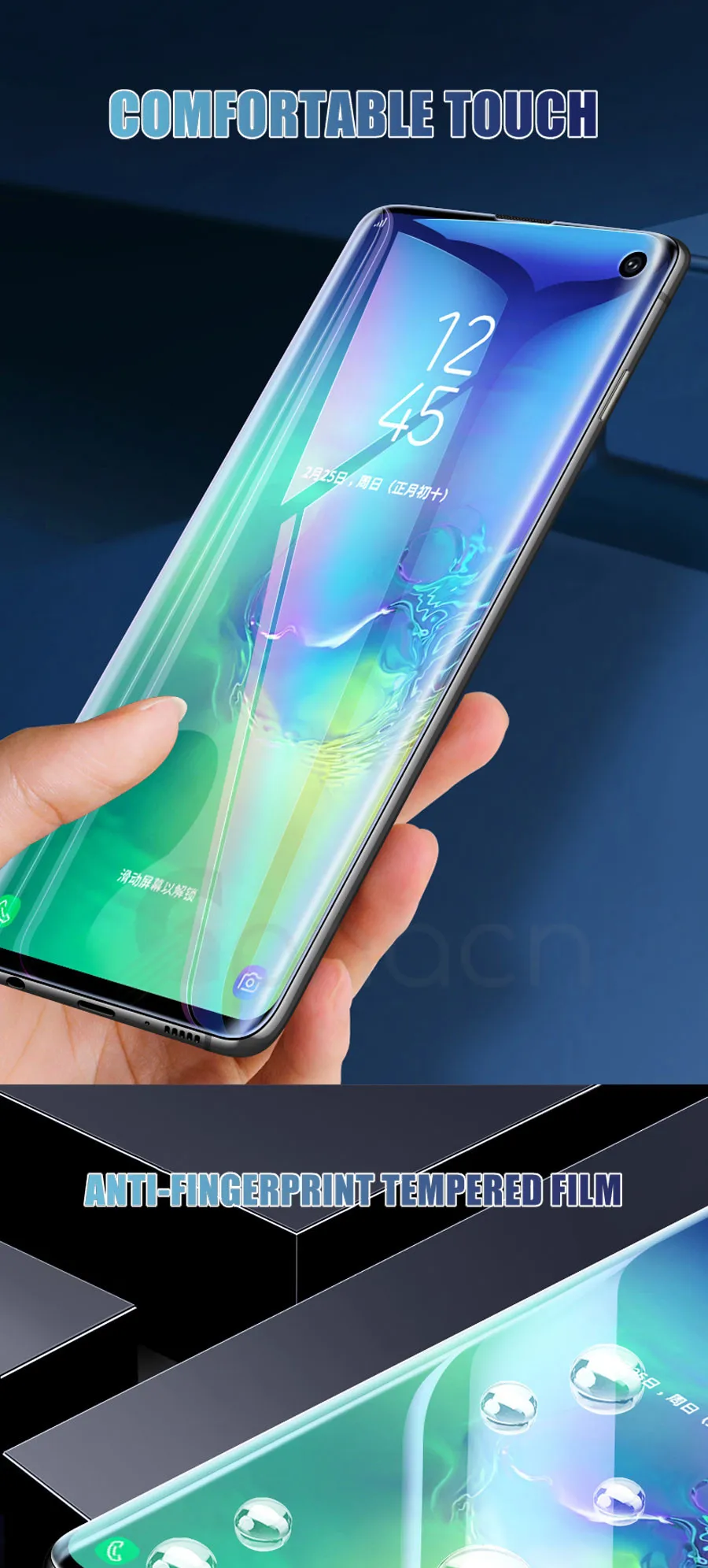 30D Гидрогелевая пленка протектор экрана для samsung Galaxy S10 S9 S8 Plus S10e A6 A8 Plus S7 Edge Защитная пленка для экрана