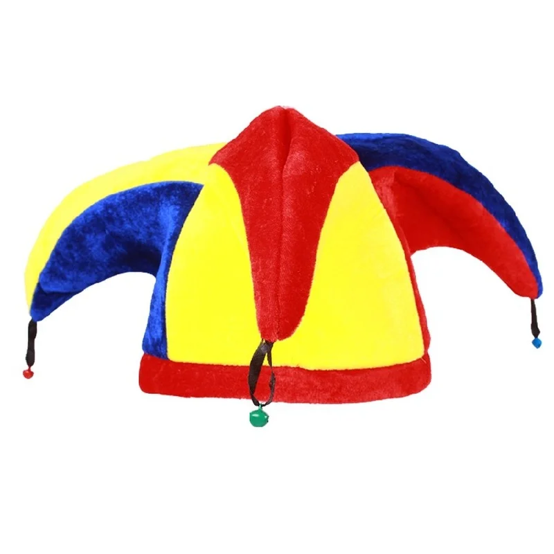 

Fun Clown Hat For Men Women Party Carnival Caps Birthday Masquerade Decor Triangle Props Halloween Accessories Easter