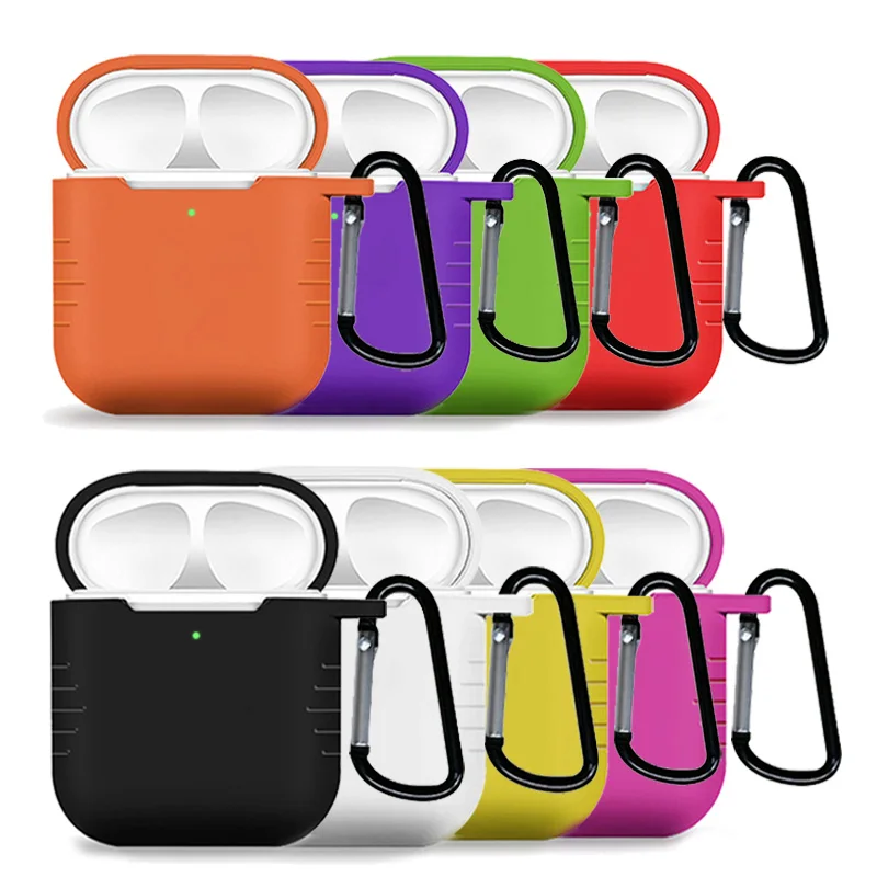 

For AirPods 2 Case Headphone Bag Support Wireless Charging Headphone Case Bag Soft Silicone Case For Air pods 2 i500 i800 i1000