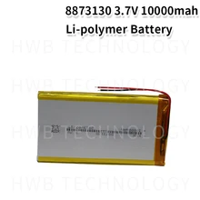 1 шт. 8573130 3,7 V 10000mAh литий-полимерная LiPo 3,7 v 10ah перезаряжаемая батарея 2a для power bank pad dvd gps PSP, планшет, ПК и ноутбука