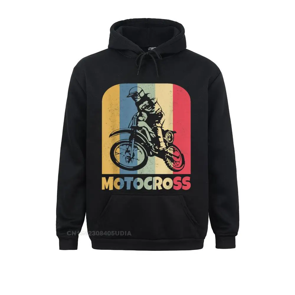 Motocross Vintage 1990's Design Retro Dirt Bike T-shirt__B9145 Casual Hoodies Long Sleeve for Women  Sweatshirts Street Clothes Funky Motocross Vintage 1990's Design Retro Dirt Bike T-shirt__B9145black