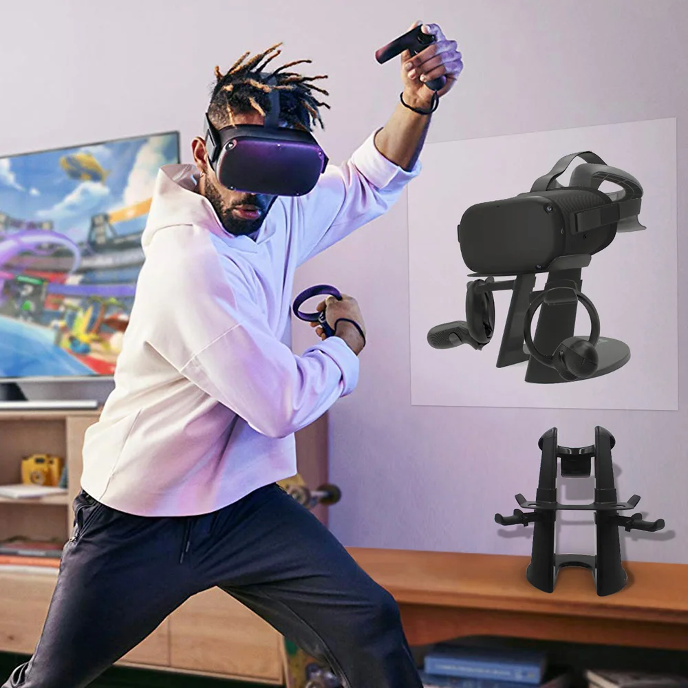 Горячая VR Стенд гарнитура Дисплей Кронштейн держатель станция Док-станция для гарнитуры Дисплей Держатель для Oculus Rift гарнитура и пресс Contro