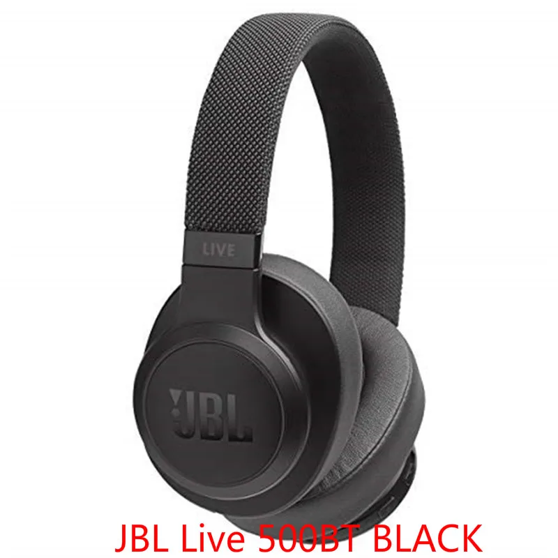 JBL Live 500BT беспроводные Bluetooth наушники, оригинальные наушники Auriculares Fone De Ouvido, наушники JBL Ecouteur, наушники, play 30H - Цвет: JBL Live 500BT BLACK