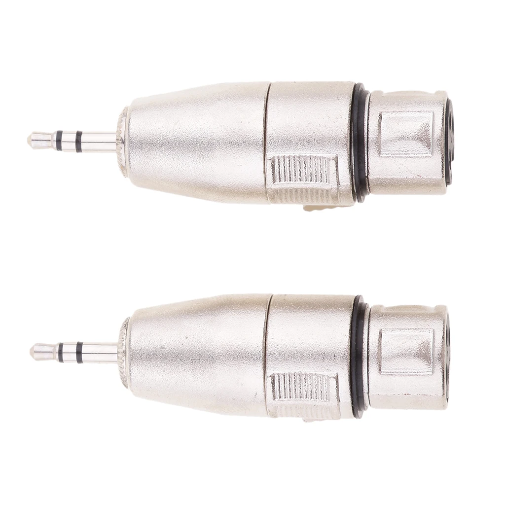 2 шт. 3,5 мм Мини Мужской разъем TRS для XLR 3 Pin типа «папа» микрофон аудио HDMI DVI Переходник HDMI DVI и Mini 3 Pin XLR Женский разъем кабеля