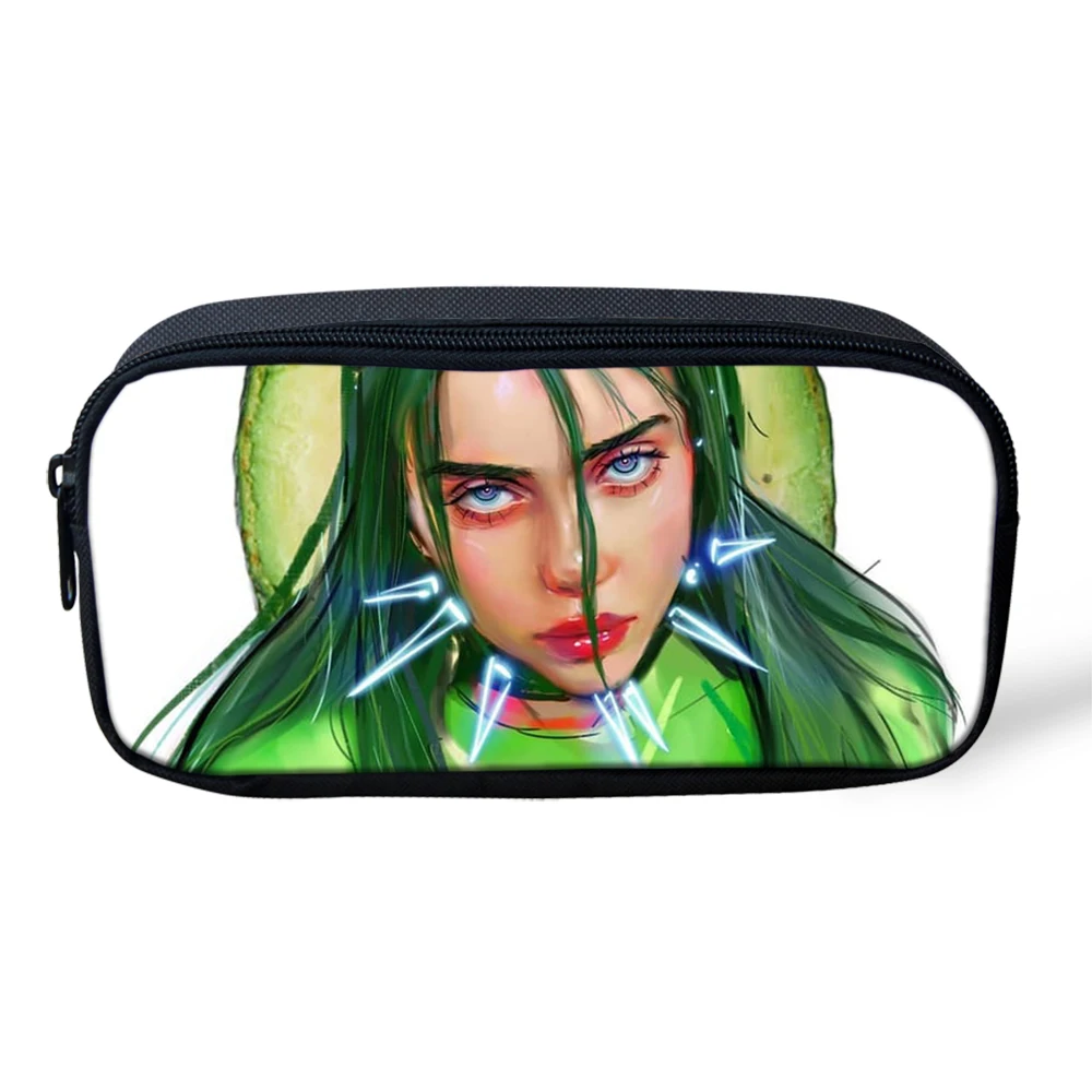 CDGX2045K Косметичка Billie Eilish, пенал для карандашей, сумка для девочек-подростков, пенал для карандашей, детские школьные принадлежности, коробка для хранения канцелярских принадлежностей - Цвет: CDGX2045K
