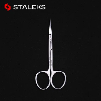 

STALEKS PRO Stainless Steel Beauty Eyebrow Scissors High-quality Curve Mouth Hair Removal Trimmer Nail Care Tools
