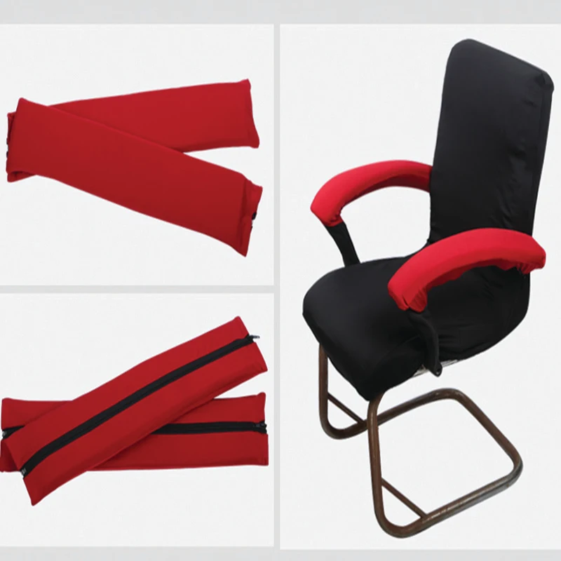 2 шт. эластичные чехлы на подлокотники стула из спандекса|Чехлы стулья| |
