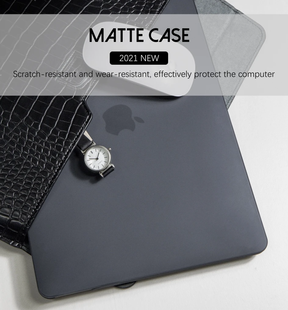 Macbook Pro Case com Touch id para Laptop Acessórios de Capa Macbook Air 15 m2 14 13 16 2023