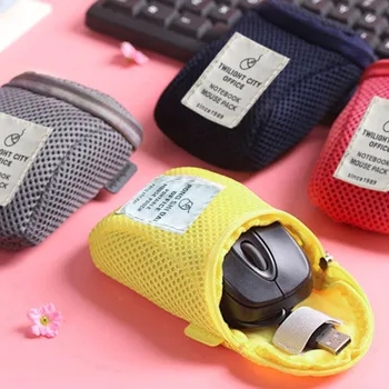 

Mouse Accessories Digital Packaging Solid Color Storage Bag Protective Cover Phone Pouch детский кошелек