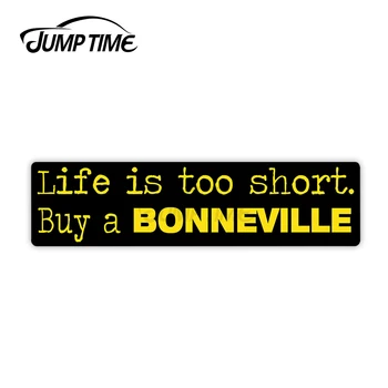 

Jump Time 13cm x 4cm Vinyl Car Sticker Bonneville Triumph Decals Personality Window Refrigerator Windshield Bulding Car Decor
