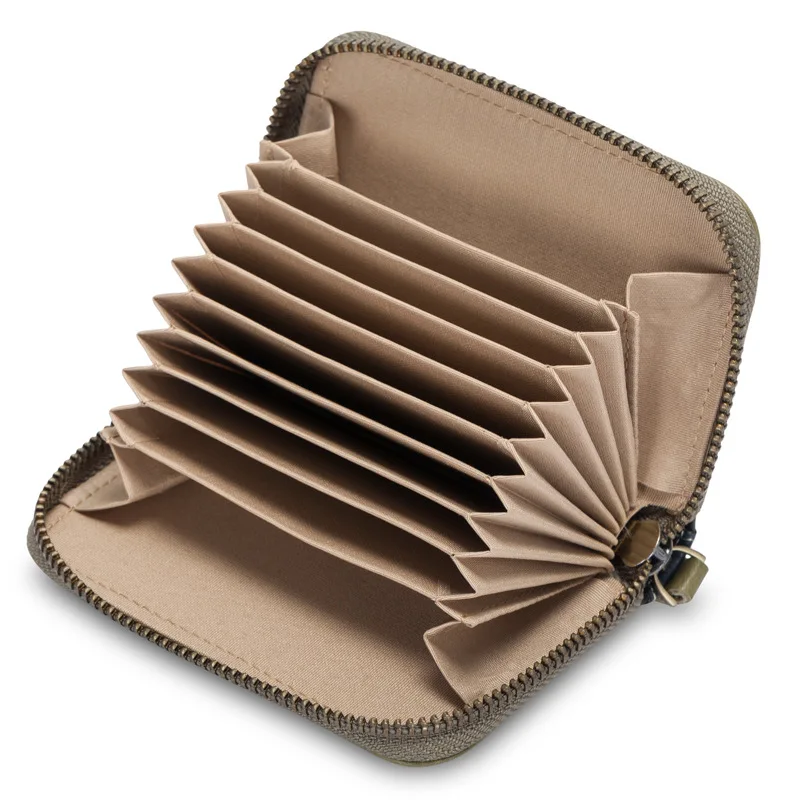

New Style Hot Selling Wallet Genuine Leather Fashion Casual Multi-functional Large Capacity Zipper Business Card Purse Women's
