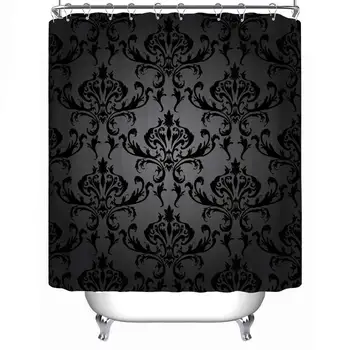

Damask Seamless Pattern Raster Version Shower Curtain Bronze Shower Curtain