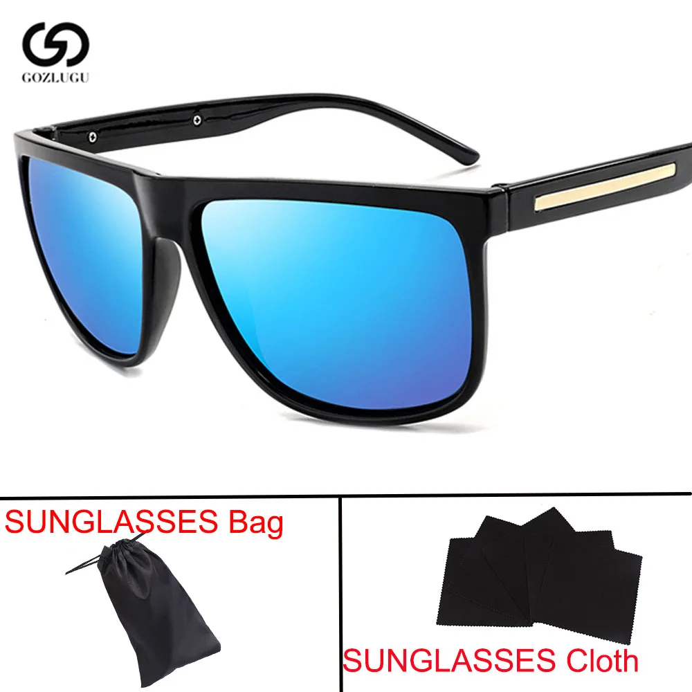 Men's / Women's Classic Polarized Sunglasses Fashion Style Sunglasses Retro Brand Design UV400 - Цвет линз: R01 blue lens