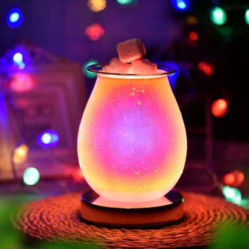 

Hexagonal House Aroma Lamp Fragrance Lamp Aroma Light Electric Aromatherapy Lamp Candle Wax Warmer Night Light Care Tools