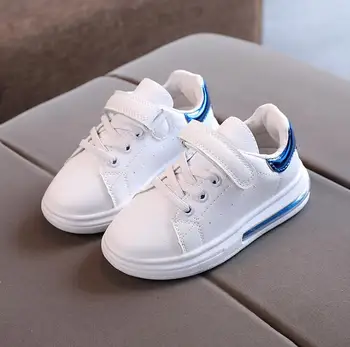 

2020 Spring and Autumn New Children's Sneakers Boys Sports Shoes Size 21-36 Girls Casual Shoes Little Kids White Shoes