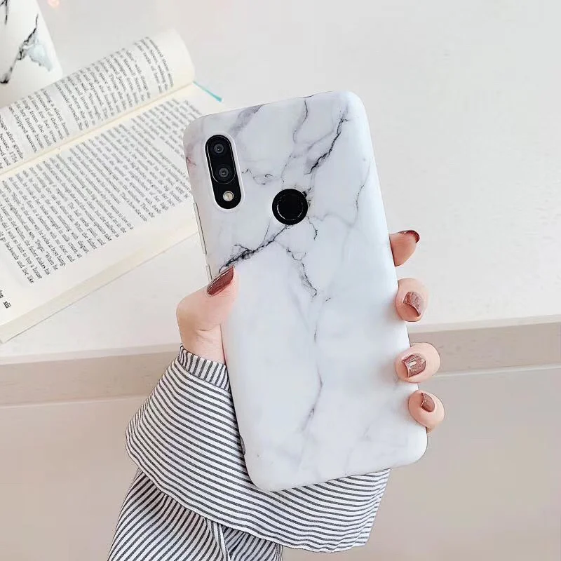 Чехлы для телефонов с мраморной текстурой для Redmi Note7 Note7Pro, классический каменный узор, матовый, мягкий, из ТПУ, чехол для Redmi 7, чехлы для задней панели