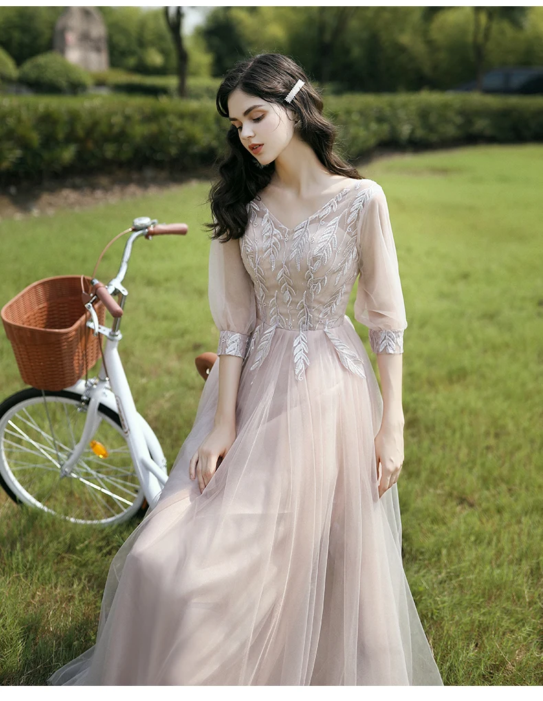 Новые румяные платья подружки невесты длинные элегантные vestidos de fiesta de noche vestidos fiesta boda sukienki na impreze вечерние платья для женщин
