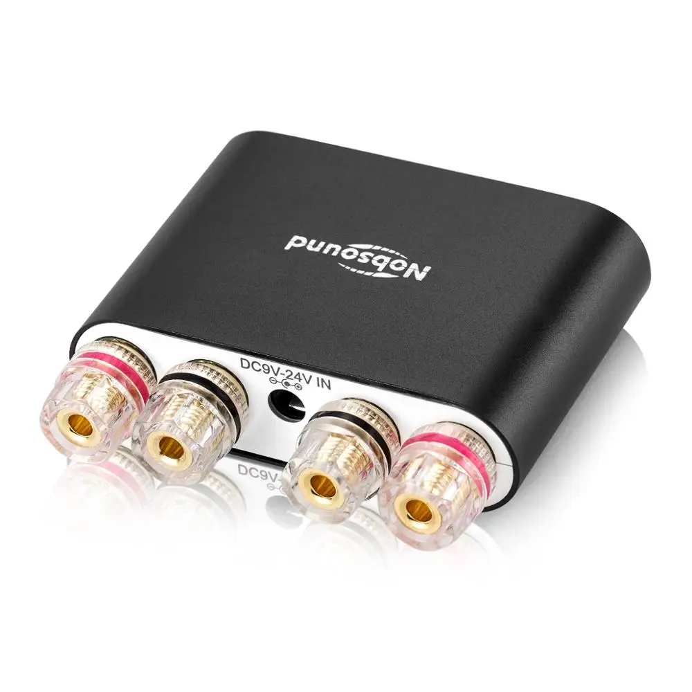 Новейший Nobsound NS-10G Pro Mini Bluetooth 5,0 DSP цифровой усилитель мощности стерео HiFi аудио усилитель 50 Вт+ 50 Вт - Цвет: Черный