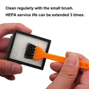 

14Pcs/Set Replacement Filter Side Brush For Irobot Roomba I7 I7+/I7 Plus E5 E6 Vacuum Cleaner Set 6 Pack Hepa Filters & 6 Edge-S