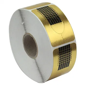 

500PCS Acrylic nail tip Extensions Nature Nail Art Display nail form Molds Guides Sticker Shapes UV Gel Polish Tool Manicure 9.2