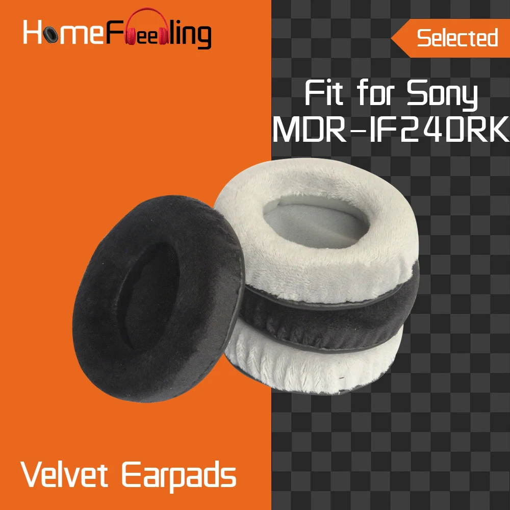 Homefeeling Earpads for Sony MDR IF240RK Headphones Earpad Cushions Covers Velvet Ear Pad Replacement
