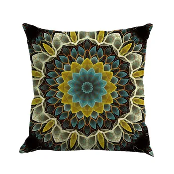 

Bohemian Pillow Case Geometric Pillowcase Cotton Linen Ethnic Pillow Cover Bedroom 45x45 Throw Pillows