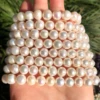 Natural Freshwater White Pearl 6-7mm 7-8mm 9-10mm Round Beads for Jewelry Making DIY Charm Earrings Bracelet Necklace 15 inches 2