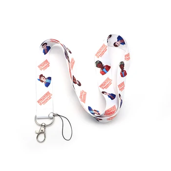 

30pcs/lot Stanger Things Mobile Phone Lanyard Badge Holder Key Holder Lanyard For Keychain ID Card Hang Rope Lanyards DC116