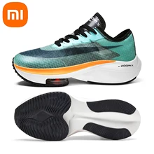 Xiaomi Sneakers Men's Running Shoes Non-Slip Knit Cozy Breathable Unisex Half Palm Air Cushion Walking Marathon Tenis Shoes