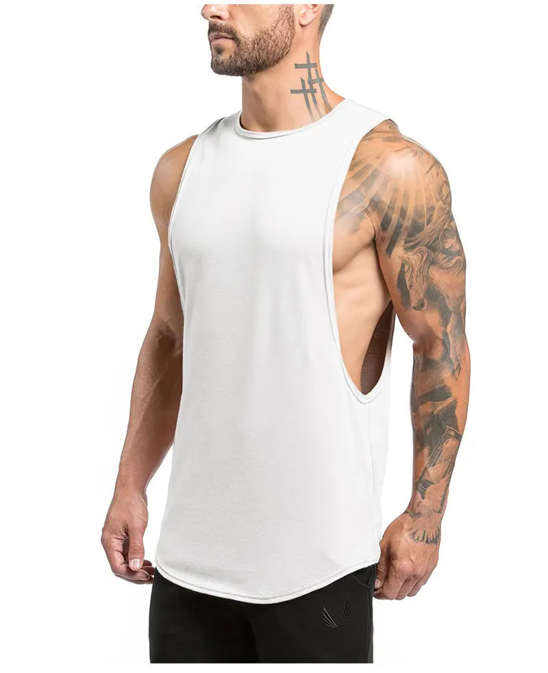 

Summer New Style Muscle Fitness Brothers Sports Casual Running Exercise Quick-Dry Vest Men's
