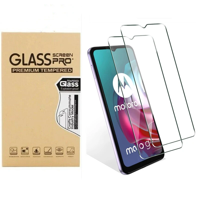 Защитное стекло для Motorola Moto G30 G50 закаленное с защитой от царапин 2 шт. | Мобильные